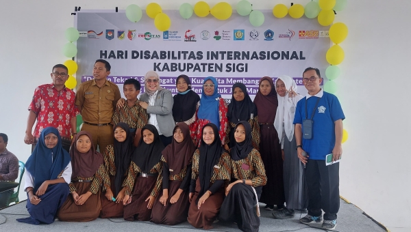 Partisipasi SLB Negeri Porame Dalam Perayaan Hari Disabilitas Internasional di Kabupaten Sigi